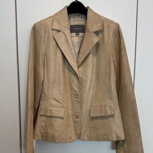 Apt.9 Suede Beige Women's Blazer size L